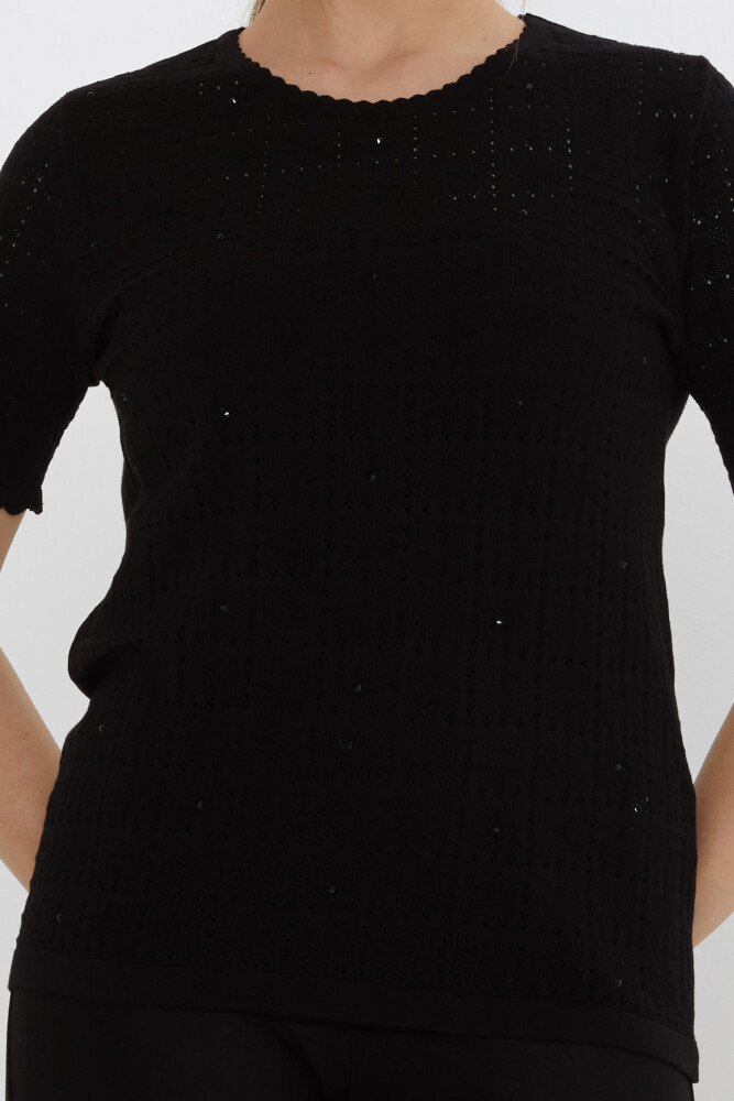 Triko Kazak Ajurlu Siyah - 31822 | KAZEE (3'lü Set L-XL-2XL) - 3