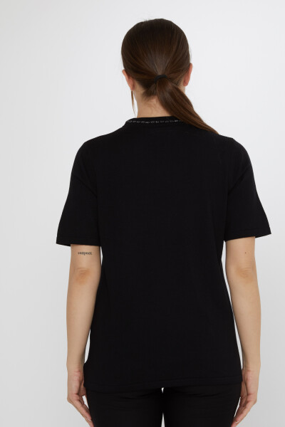 Triko Kazak Amerikan Model Siyah - 30352 | KAZEE (4'lü Set L-XL-2XL-3XL) - 6