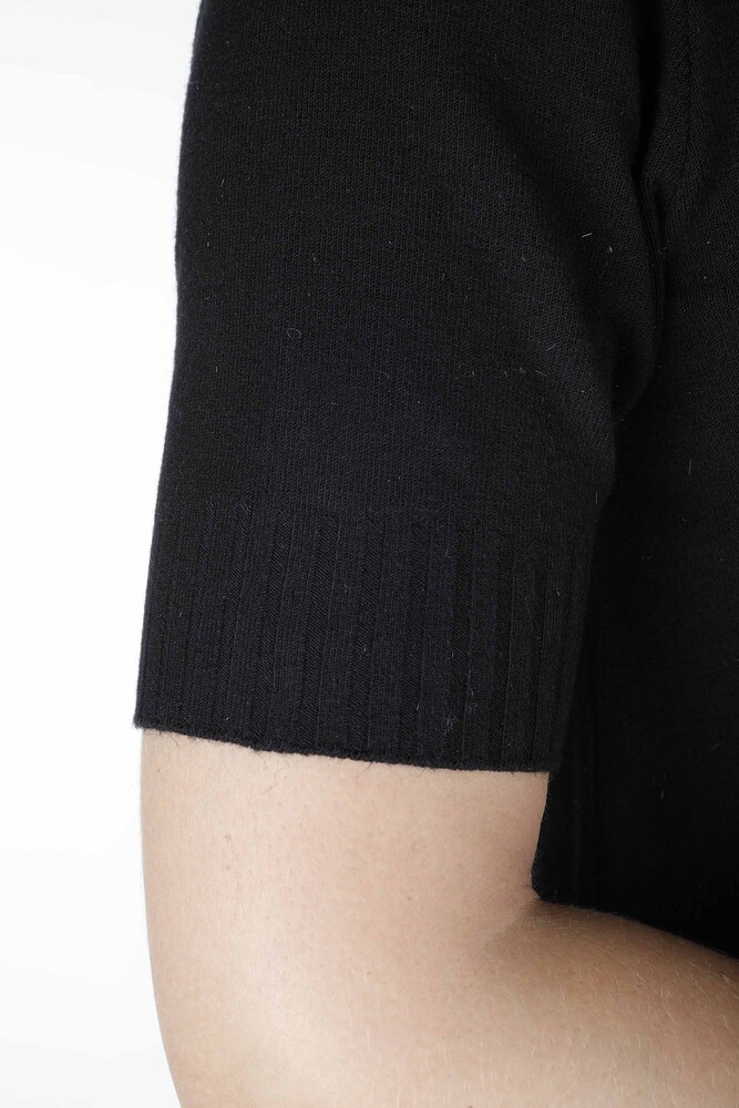 Triko Kazak Amerikan Model Siyah - 31053 | KAZEE (4'lü Set L-XL-2XL-3XL) - 3