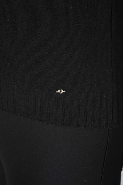 Triko Kazak Amerikan Model Siyah - 31053 | KAZEE (4'lü Set L-XL-2XL-3XL) - 4