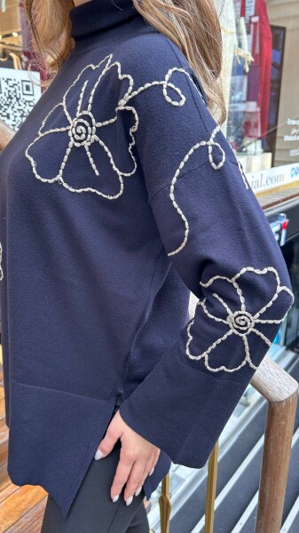 Triko Kazak Balıkçı Yaka Lacivert - 32251 | KAZEE (3'lü Set M-L-XL) - 3