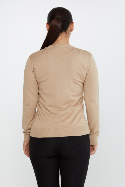 Triko Kazak Basic Bej - 30256 | KAZEE (4'lü Set M-L-XL-2XL) - 5
