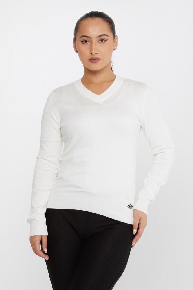 Triko Kazak Basic Ekru - 30256 | KAZEE (4'lü Set M-L-XL-2XL) - 1