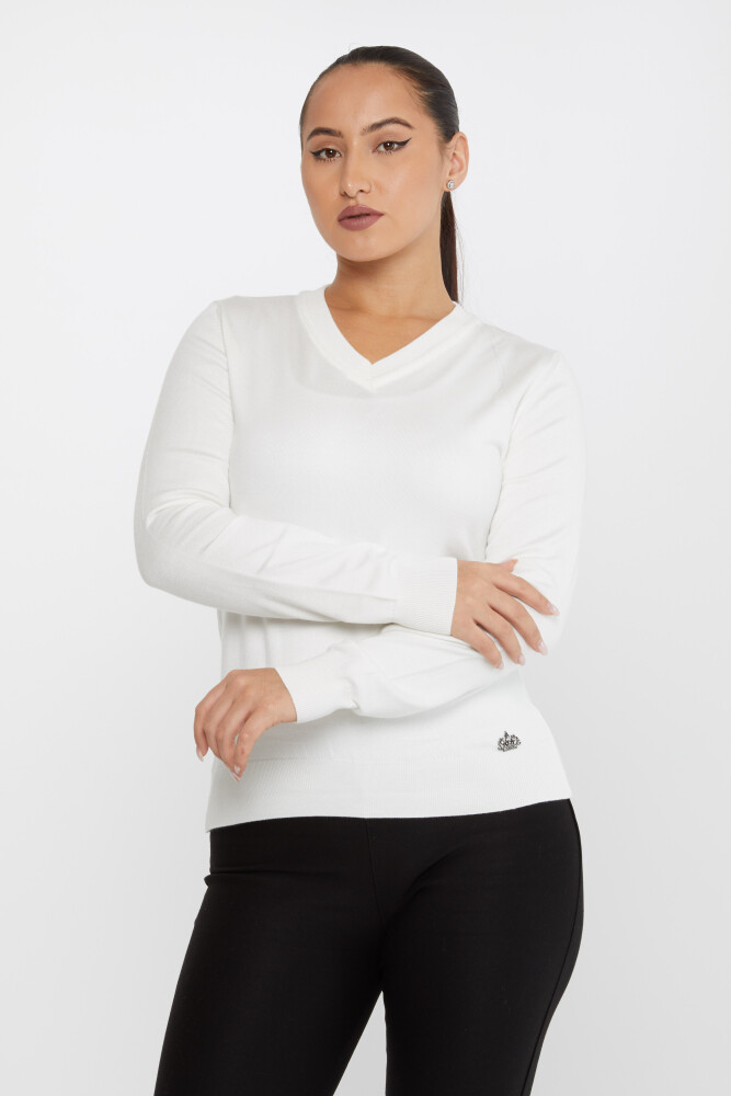 Triko Kazak Basic Ekru - 30256 | KAZEE (4'lü Set M-L-XL-2XL) - 2