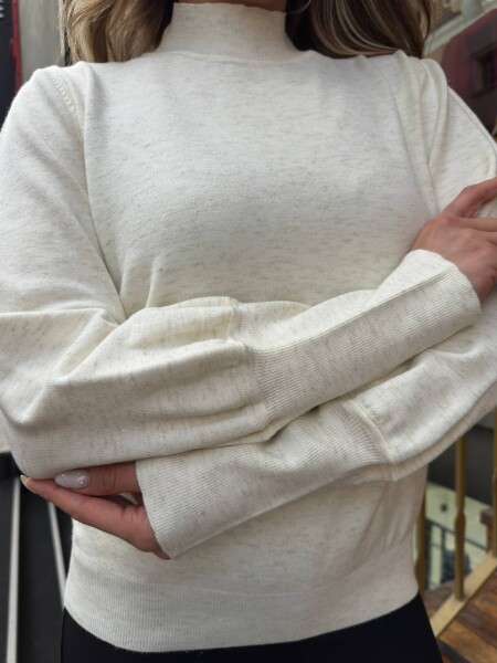 Triko Kazak Basic Ekru - 32132 | KAZEE (3'lü Set S-M-L) - 5