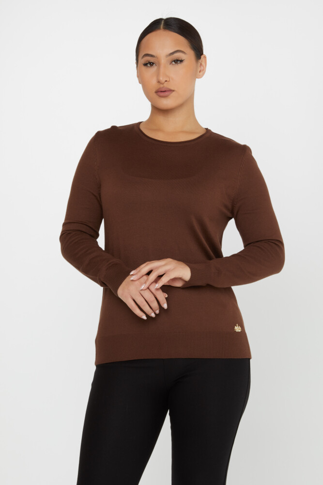 Triko Kazak Basic Kahve - 30899 | KAZEE (4'lü Set L-XL-2XL-3XL) - 1
