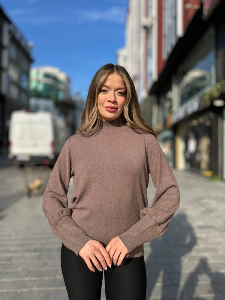 Triko Kazak Basic Kahve - 32132 | KAZEE (3'lü Set S-M-L) - 1