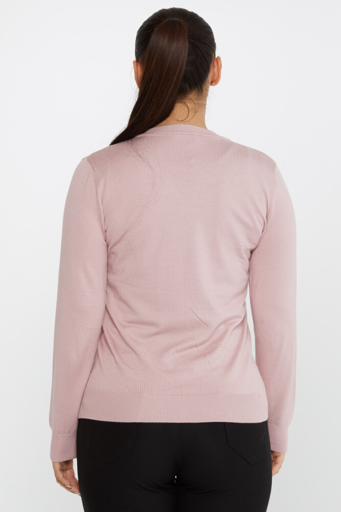 Triko Kazak Basic Pudra - 30256 | KAZEE (4'lü Set M-L-XL-2XL) - 5