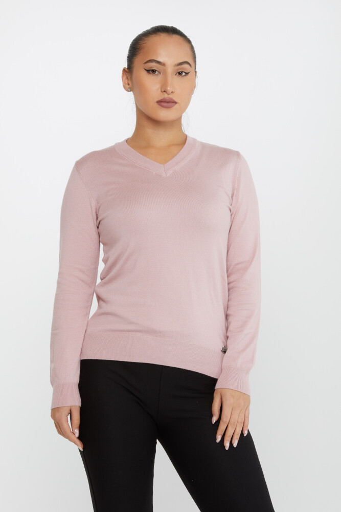 Triko Kazak Basic Pudra - 30256 | KAZEE (4'lü Set M-L-XL-2XL) - 2