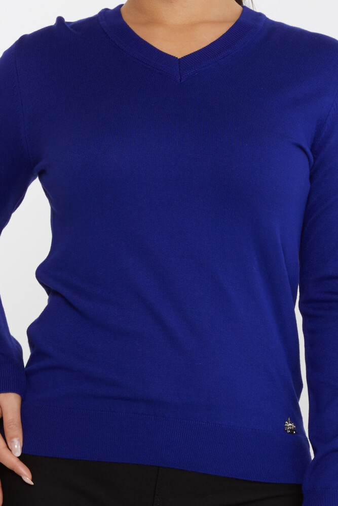 Triko Kazak Basic Saks - 30256 | KAZEE (4'lü Set M-L-XL-2XL) - 3