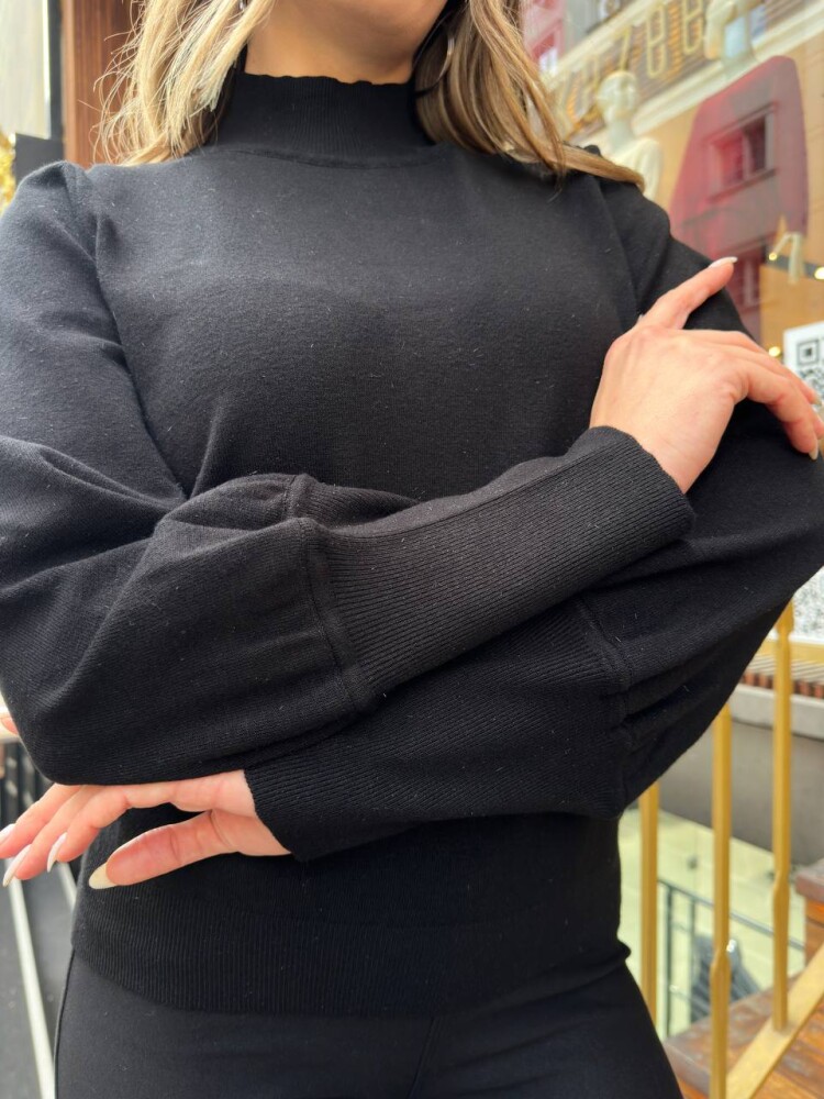 Triko Kazak Basic Siyah - 32132 | KAZEE (3'lü Set S-M-L) - 5