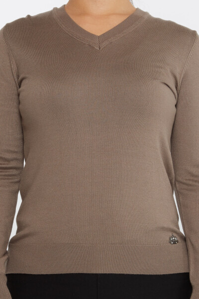 Triko Kazak Basic Vizon - 30256 | KAZEE (4'lü Set M-L-XL-2XL) - 3