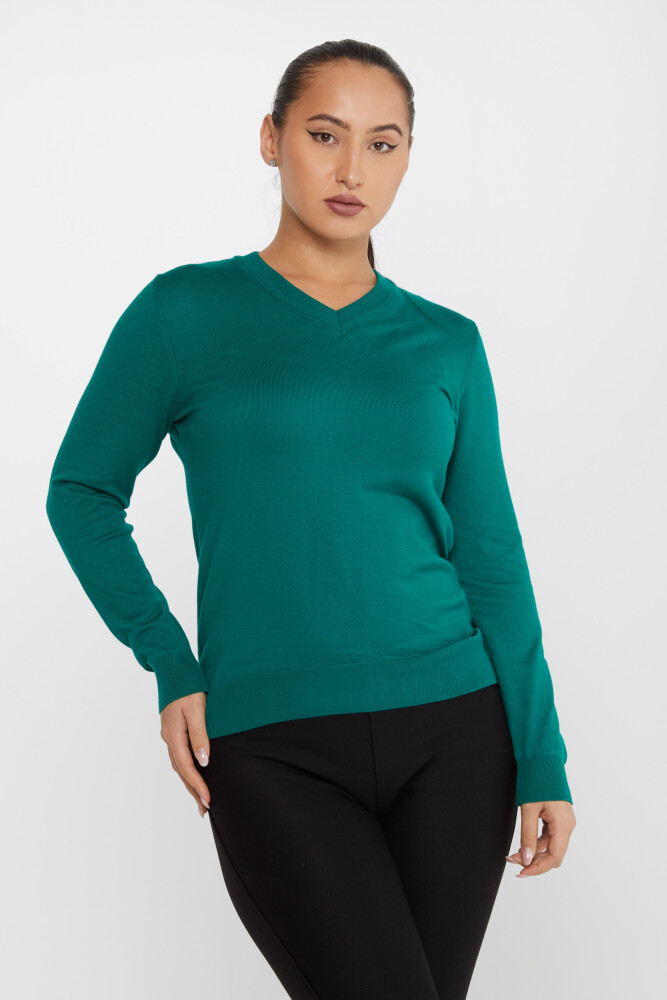 Triko Kazak Basic Yeşil - 30256 | KAZEE (4'lü Set M-L-XL-2XL) - 1