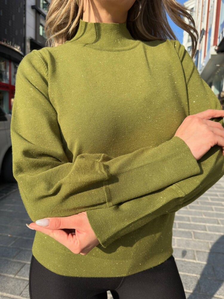 Triko Kazak Basic Yeşil - 32132 | KAZEE (3'lü Set S-M-L) - 5