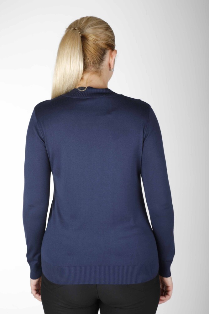 Triko Kazak Desenli Lacivert - 30636 | KAZEE (4'lü Set M-L-XL-2XL) - 5