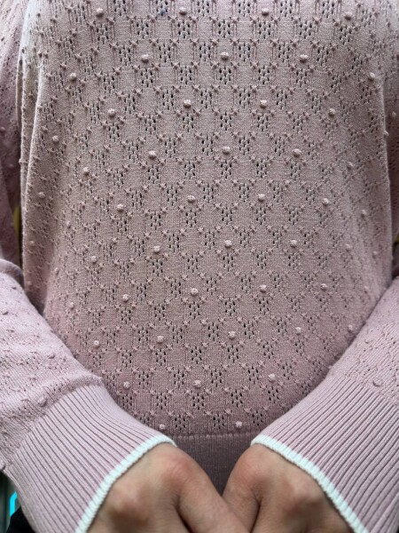 Triko Kazak Dik Yaka Pudra - 32101 | KAZEE (3'lü Set M-L-XL) - 5