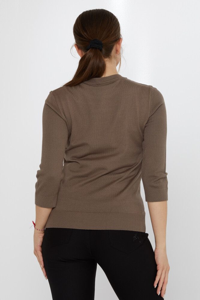 Triko Kazak Dik Yaka Vizon - 30258 | KAZEE (3'lü Set S-M-L) - 5