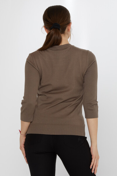 Triko Kazak Dik Yaka Vizon - 30258 | KAZEE (3'lü Set S-M-L) - 5