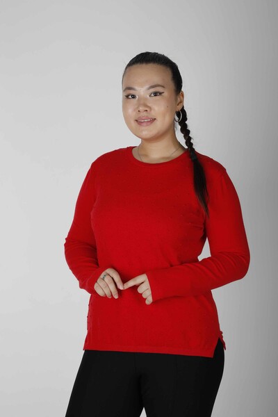 Triko Kazak Kırmızı - 2425-31103 | KAZEE (2'li Set M-2) - Kazee