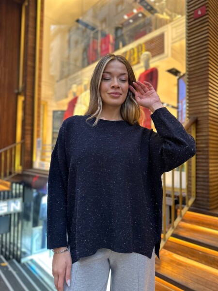 Triko Kazak Sim Geçişli Lacivert - 32141 | KAZEE (3'lü Set M-L-XL) - KAZEE (1)