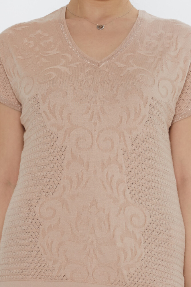 Triko Kazak Yırtmaç Detaylı Bisküvi - 31249 | KAZEE (3'lü Set L-XL-2XL) - 4