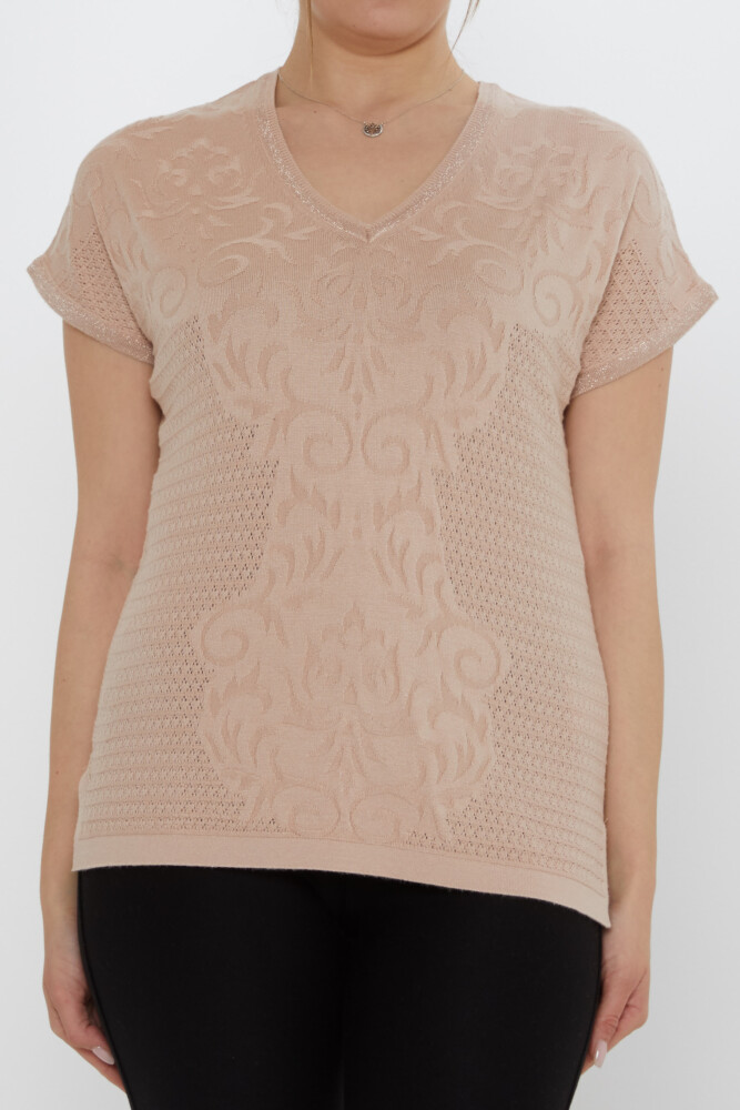 Triko Kazak Yırtmaç Detaylı Bisküvi - 31249 | KAZEE (3'lü Set L-XL-2XL) - 3