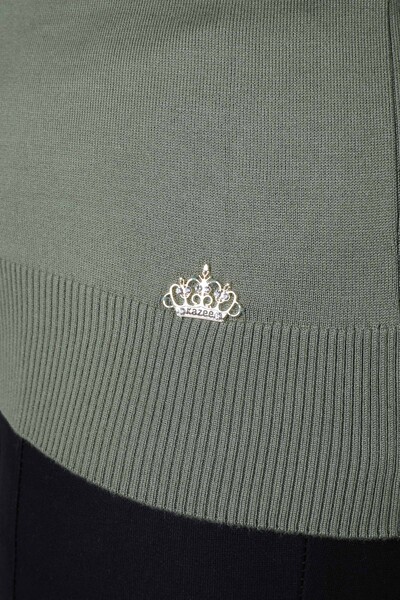 Трикотаж Свитер с коротким рукавом цвета хаки — 15943 | КАZEE (набор из 3 шт. S-M-L) - 2