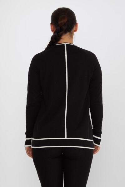 Трикотаж Свитер с разрезом Черный - 31675 | KAZEE (набор из 2 шт. M-L) - 5