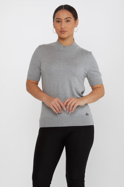 Трикотажный свитер Американская модель Серый - 16168 | KAZEE (Набор из 4 шт. L-XL-2XL-3XL) 