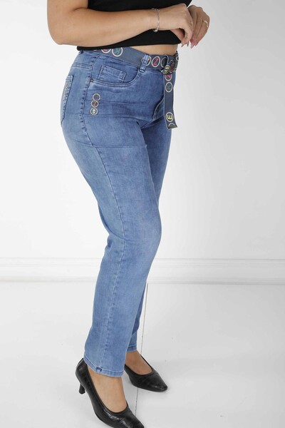 Trousers Belt Detail Blue - 3682 | KAZEE (Set of 4 36-38-40-42) - Kazee (1)