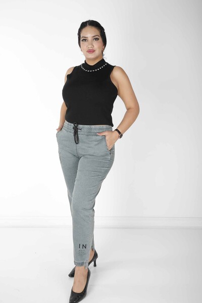 Trousers Tie Detail Khaki - 3500 | KAZEE (Set of 4 36-38-40-42) - Kazee