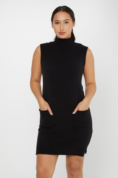 Tunique Poche Détaillée Manches Courtes Noir - 30235 | KAZEE (Lot de 3 M-L-XL) - Kazee (1)