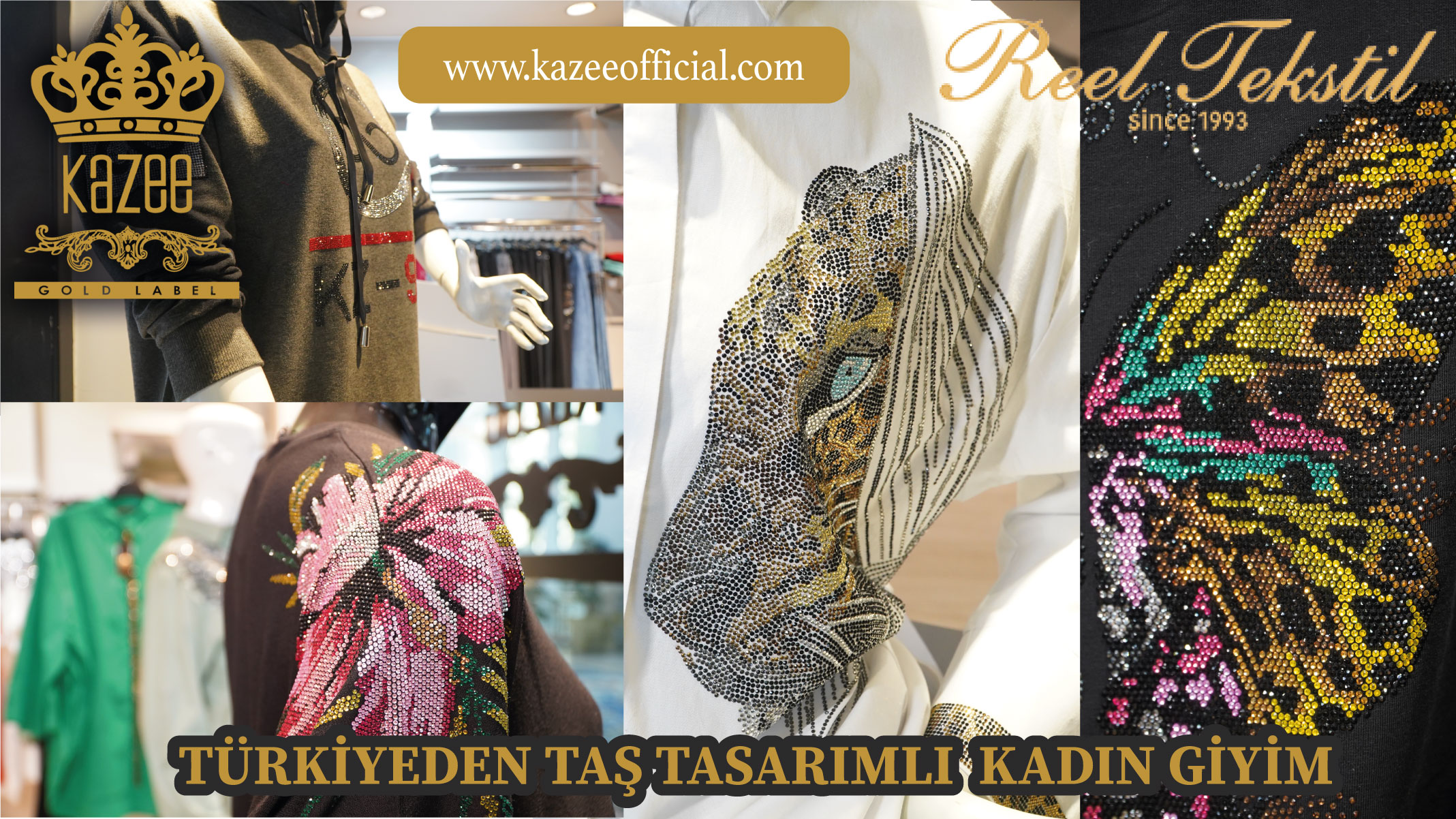 WOMEN'S CLOTHING WITH STONE DESIGN FROM TURKEY