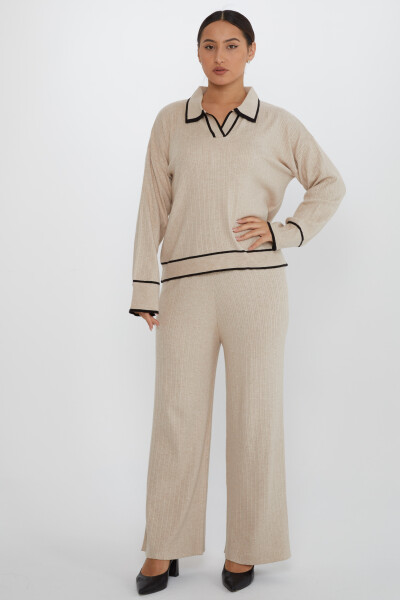 Two Piece Set Long Sleeve Beige - 31233 | KAZEE (Set of 2 M-L) - Kazee