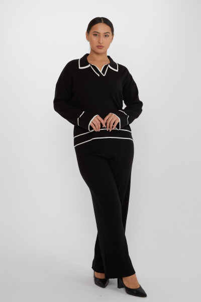 Two Piece Set Long Sleeve Black - 31233 | KAZEE (Set of 2 M-L) - Kazee