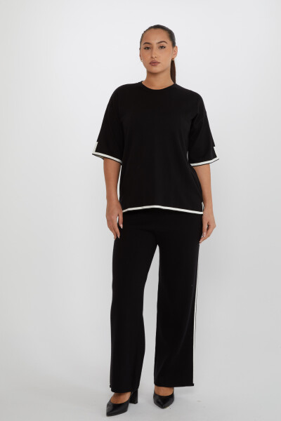 Two Piece Set Slit Detail Black - 31232 | KAZEE (Set of 2 M-L) - Kazee