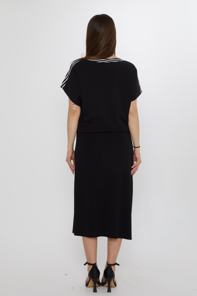 Two-Piece Set - Zebra Pattern - Black-Ecru - 31794 | KAZEE (3-Piece Set S-M-L) - 9