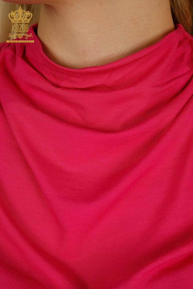 All'ingrosso Camicetta da donna - Senza maniche - Fucsia - 79312 | KAZEE - 3