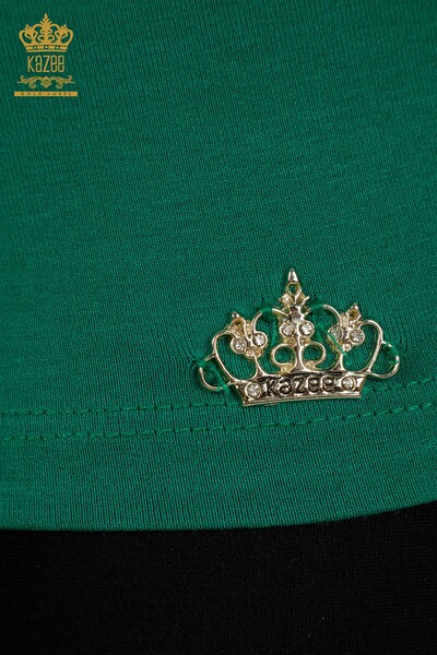 All'ingrosso Camicetta da donna - Senza maniche - Verde - 79312 | KAZEE - 5