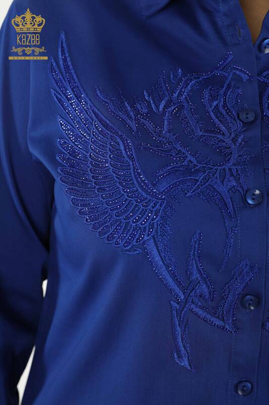 Camicia da donna all'ingrosso modello ala d'angelo Saks - 20233 | KAZEE