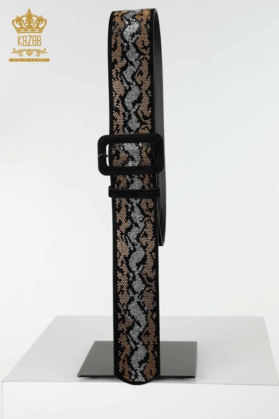 All'ingrosso Cintura da donna - Kazee Detailed - Nero - 505 | KAZEE - Kazee