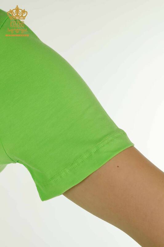Venta al por mayor Blusa de Mujer Básica Verde Pistacho - 79562 | KAZEE