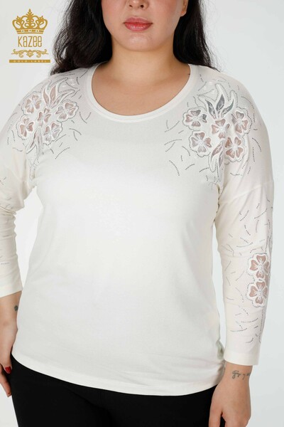 Venta al por mayor Blusa Mujer Estampado Floral Crudo - 77950 | kazee - 2