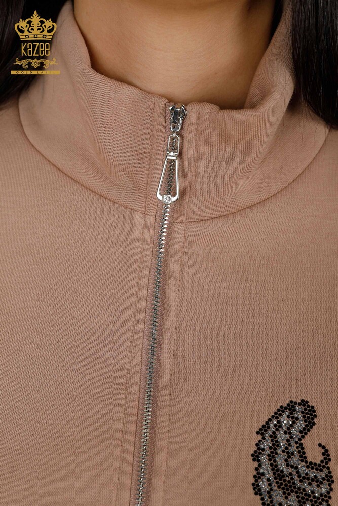 Venta al por mayor Conjunto de Chándal de Mujer Angel Wing Pattern Mink - 17466 | kazee - 5