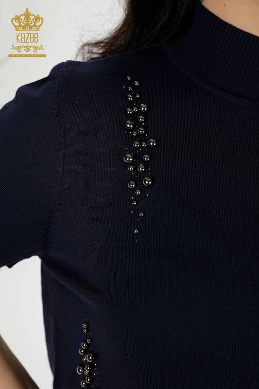 Venta al por mayor Suéter de Punto para Mujer Modelo Americano Navy - 16929| kazee