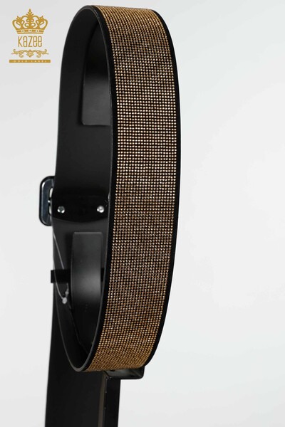 Grossiste Ceinture Femme Pierre Brodée Jaune - 500 | KAZEE - 4