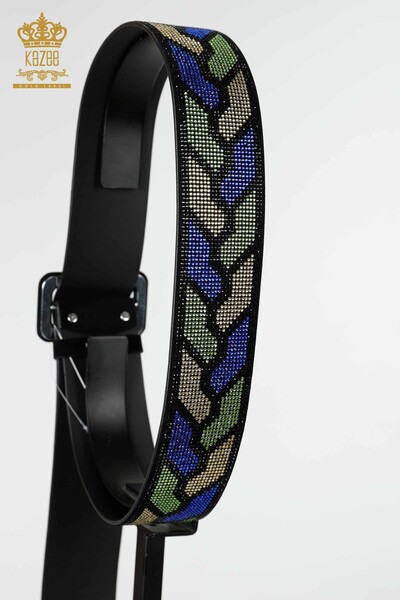 Grossiste Ceinture Femme Pierre Motif Brodé - 524 | KAZEE - 5