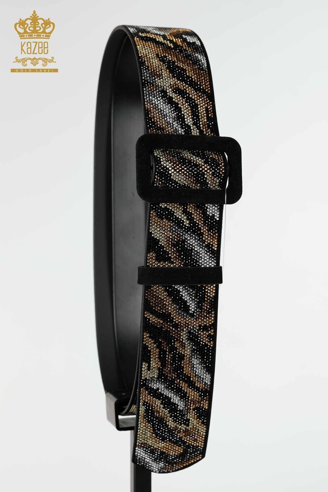 Grossiste Ceinture Femme Pierre Motif Brodé - 533 | KAZEE - 1