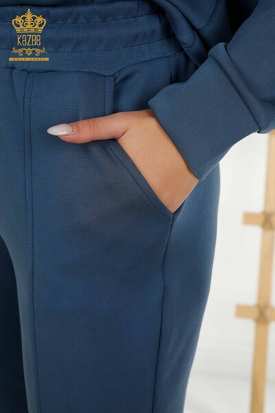 Survêtement Femme Basic Pocket Indigo - 17579 | KAZEE - Thumbnail