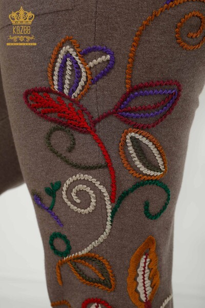 Grossiste Ensemble Survêtement Femme - Motifs Colorés - Vison - 16657 | KAZEE - 6